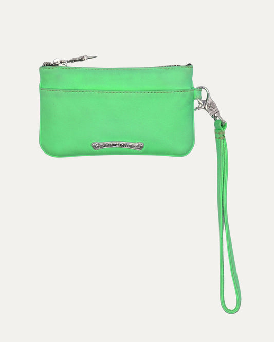 Cross Patch Lanyard Zip Wallet
