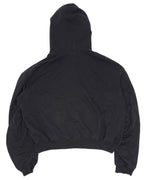 FW14 Suede Trim Zip Up Hoodie
