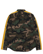 Camouflage Side Stripe Button Shirt
