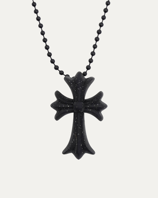 Silichrome Cross Necklace