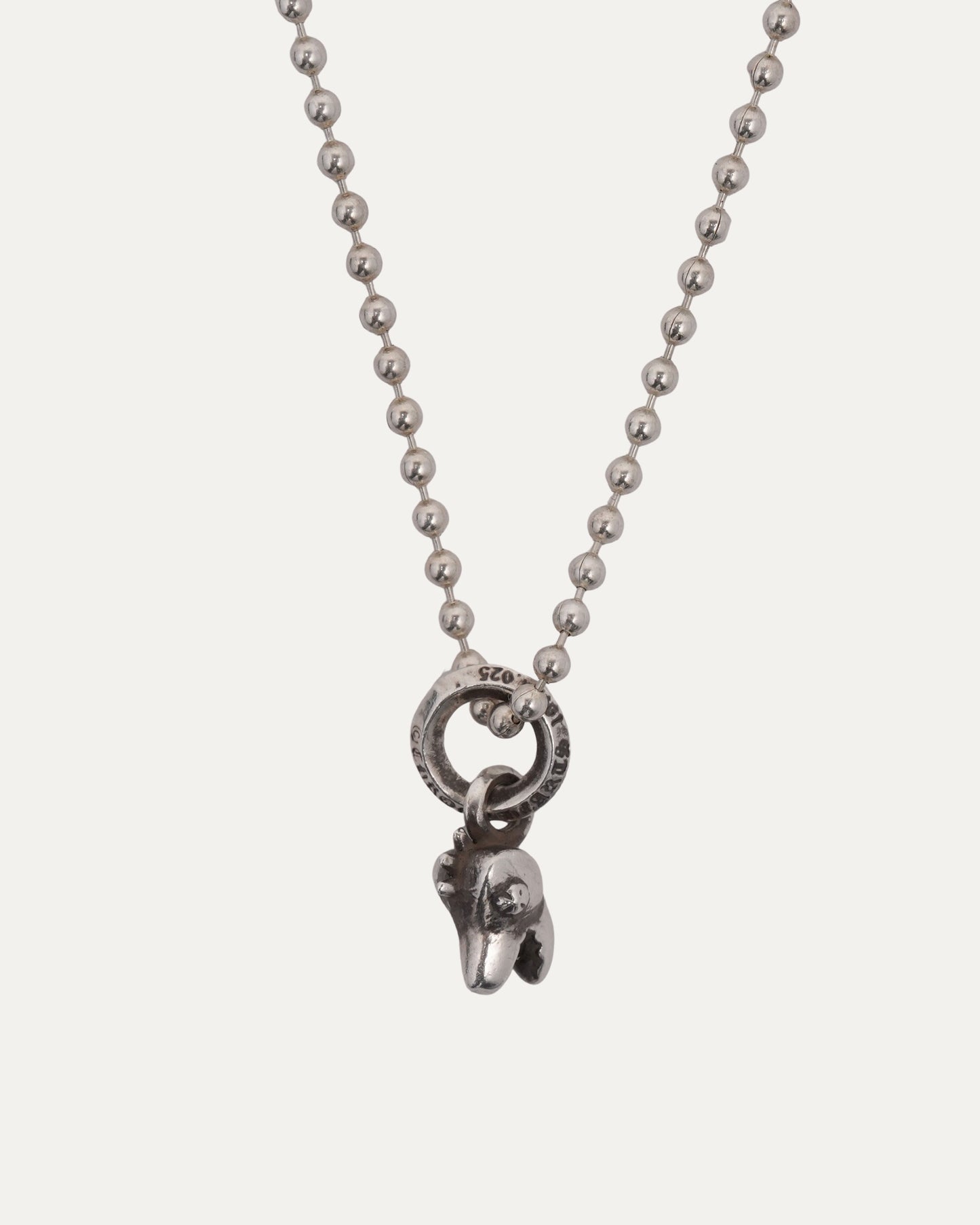 Dinosaur Pendant on Roll Chain