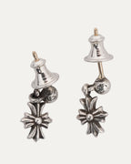 Dangling Plus Cross Earrings