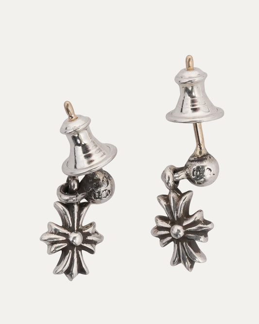 Dangling Plus Cross Earrings