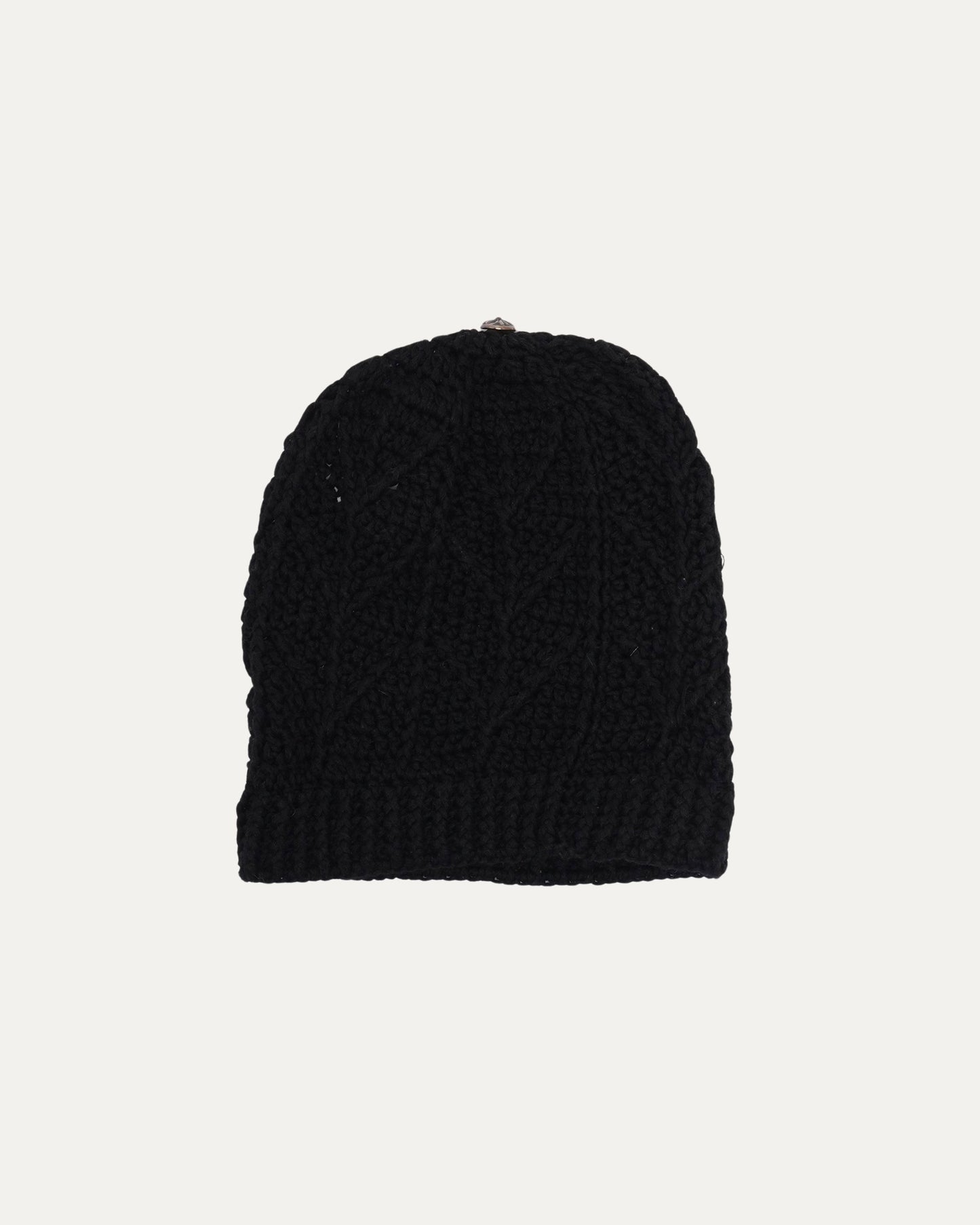 Cashmere Cross Patch Beanie