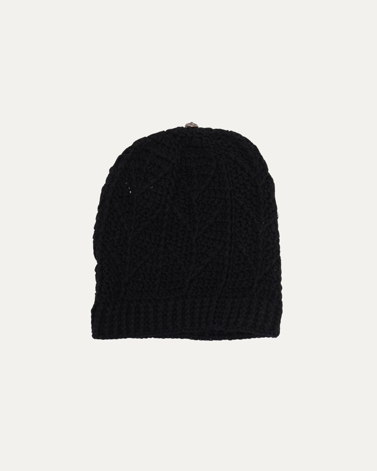 Cashmere Cross Patch Beanie