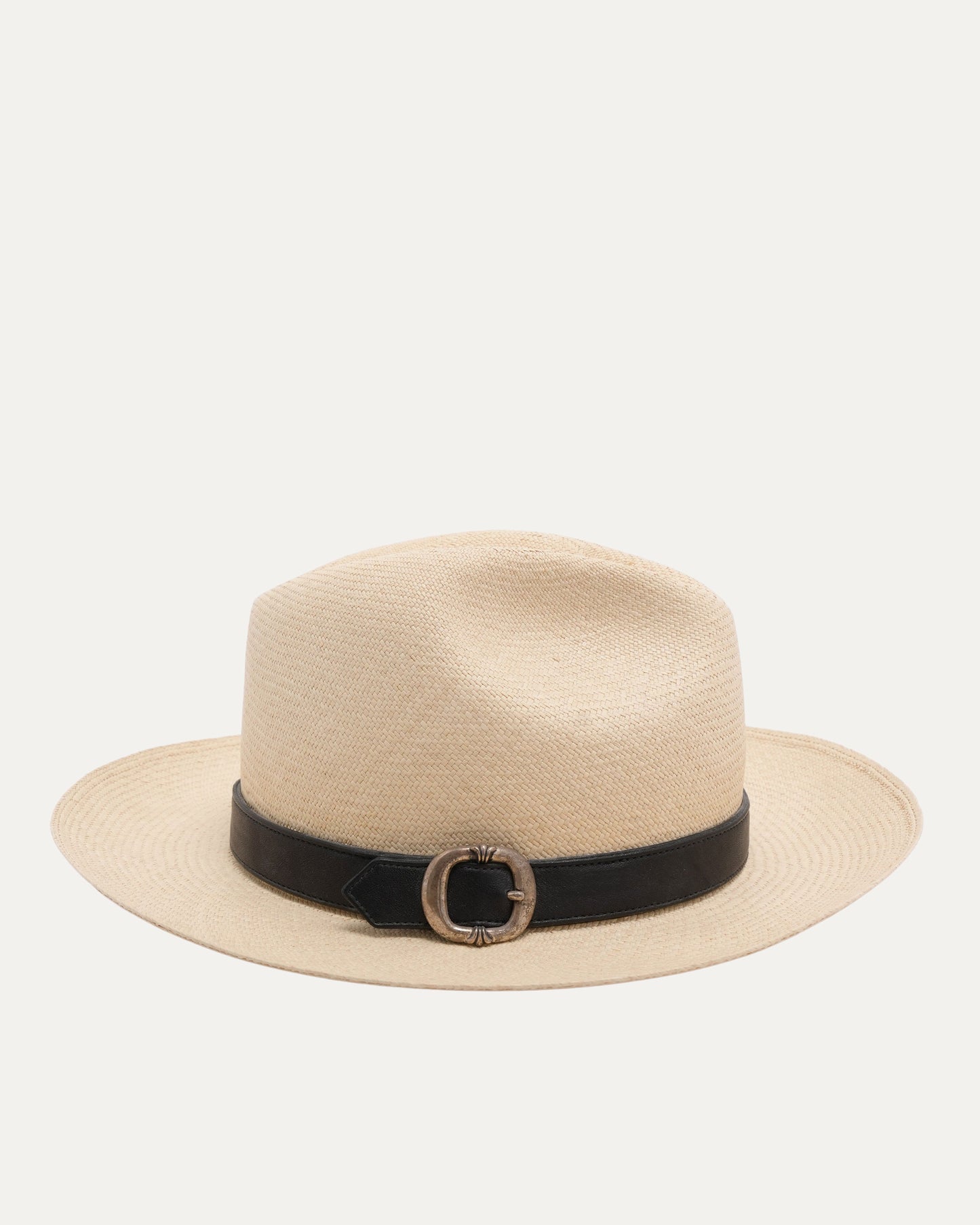 Belted Straw Hat