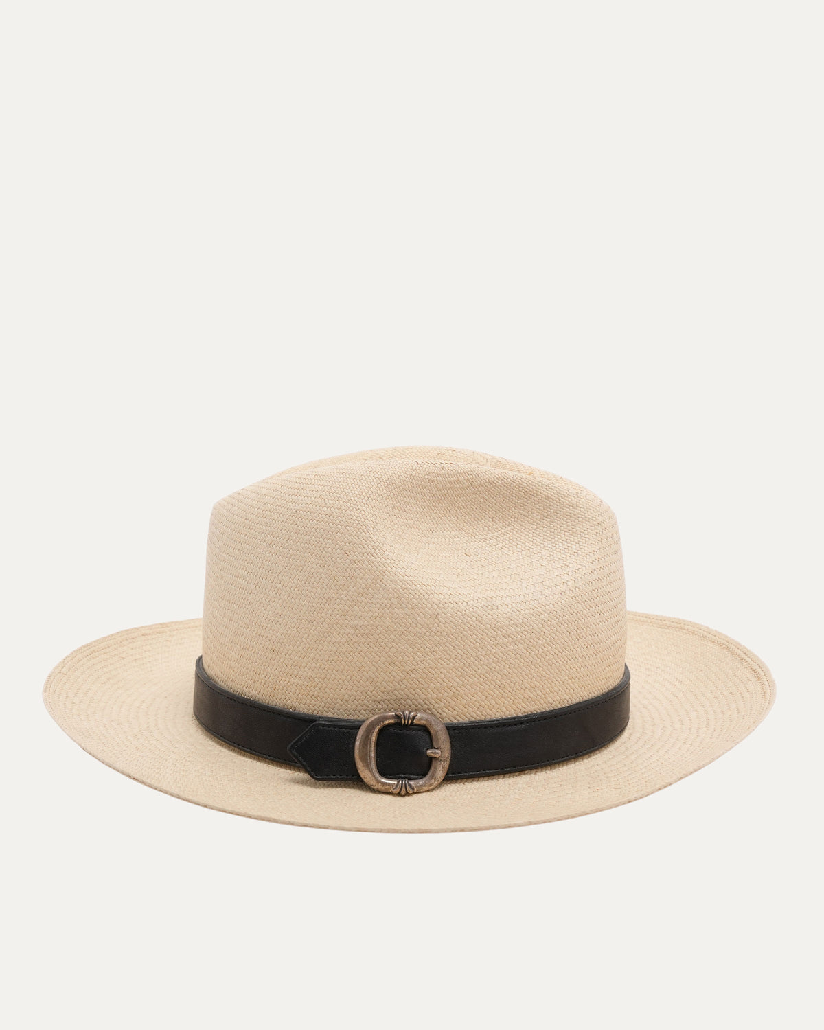 Belted Straw Hat
