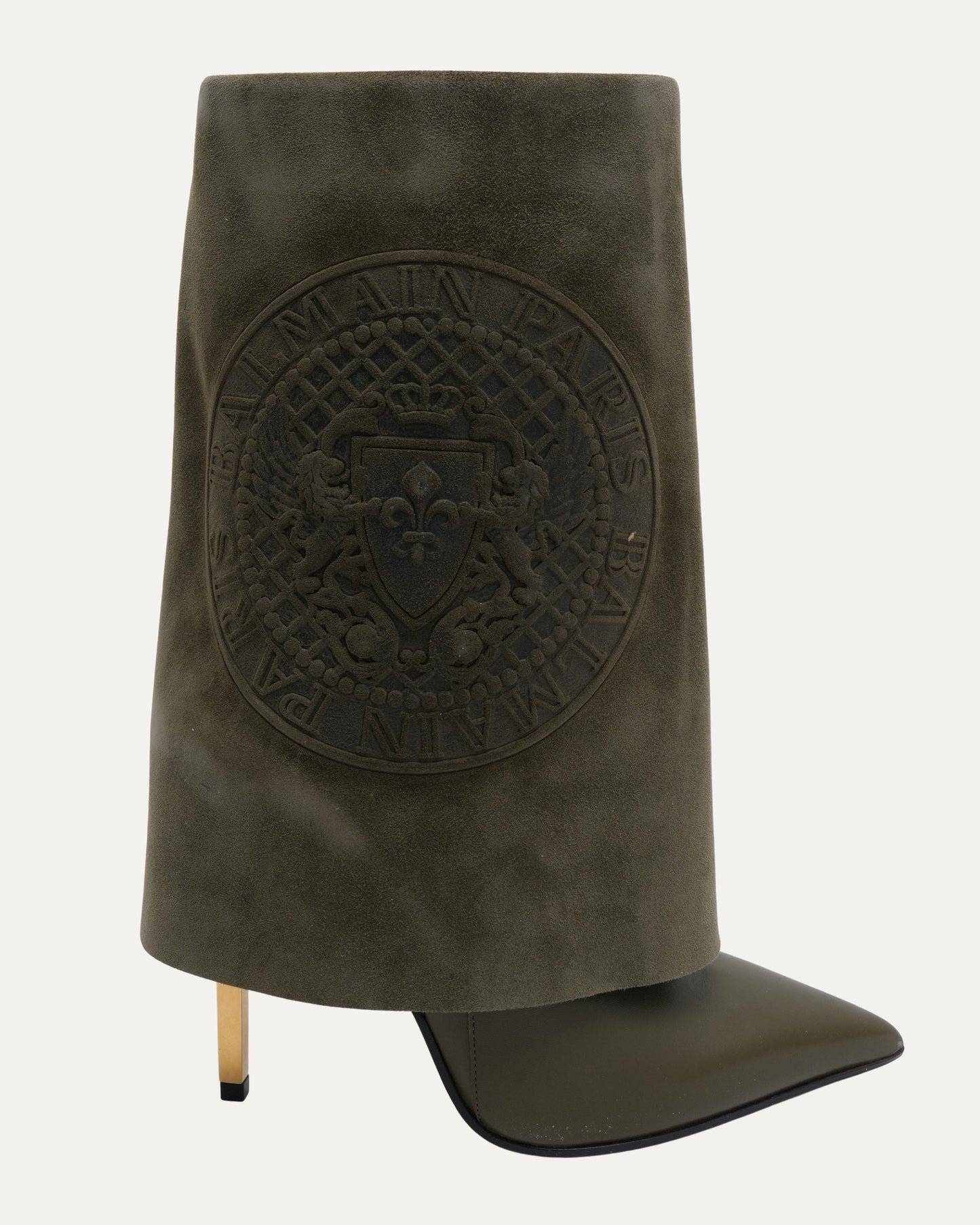 Suede Rolled Over Boots