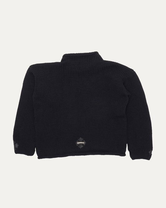 Cashmere Cross Patch Rollneck Sweater