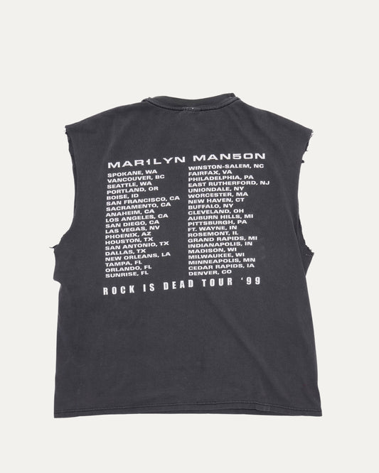 Marilyn Manson Rock is Dead Tour 1999 Cut-Off T-Shirt