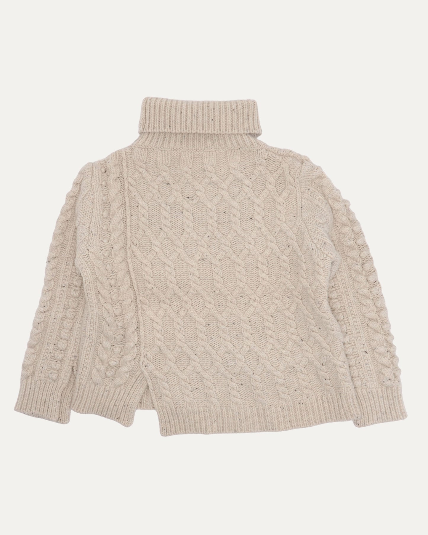Cable Knit Turtleneck Sweater