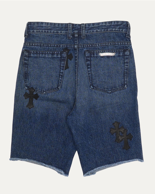 Cross Patch Turbo Diesel Cut Off Jean Shorts