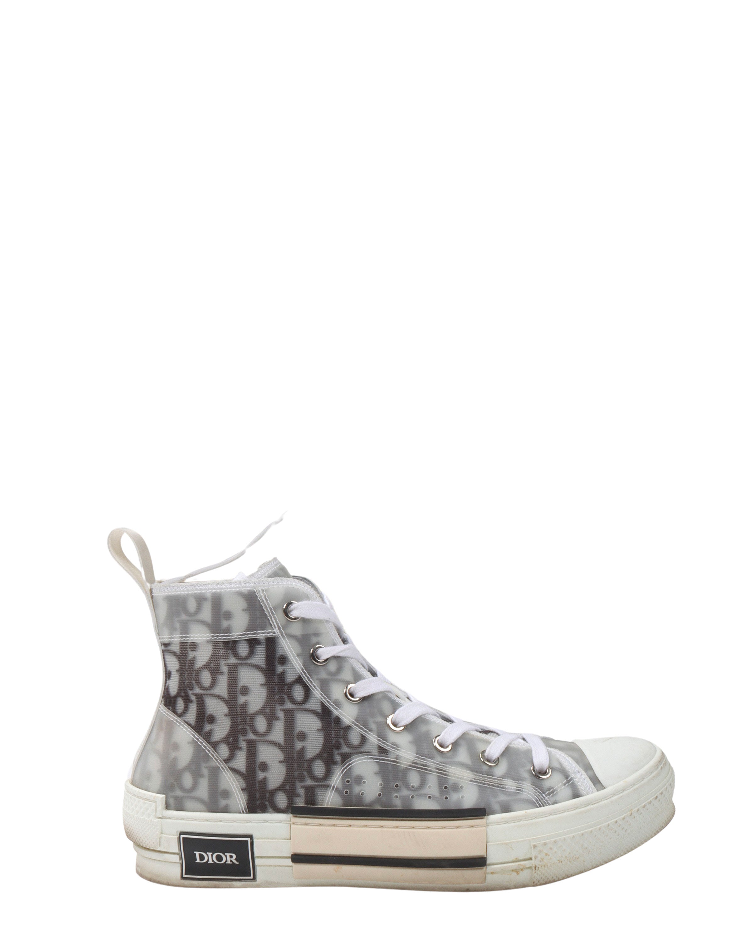 B23 Oblique Monogram High Top Sneakers