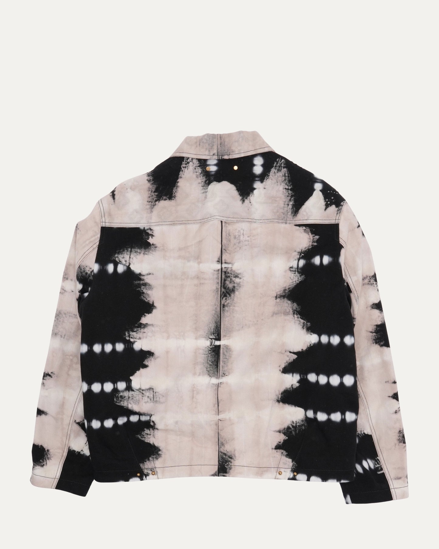 Tie Dye Monogram Denim Padded Jacket