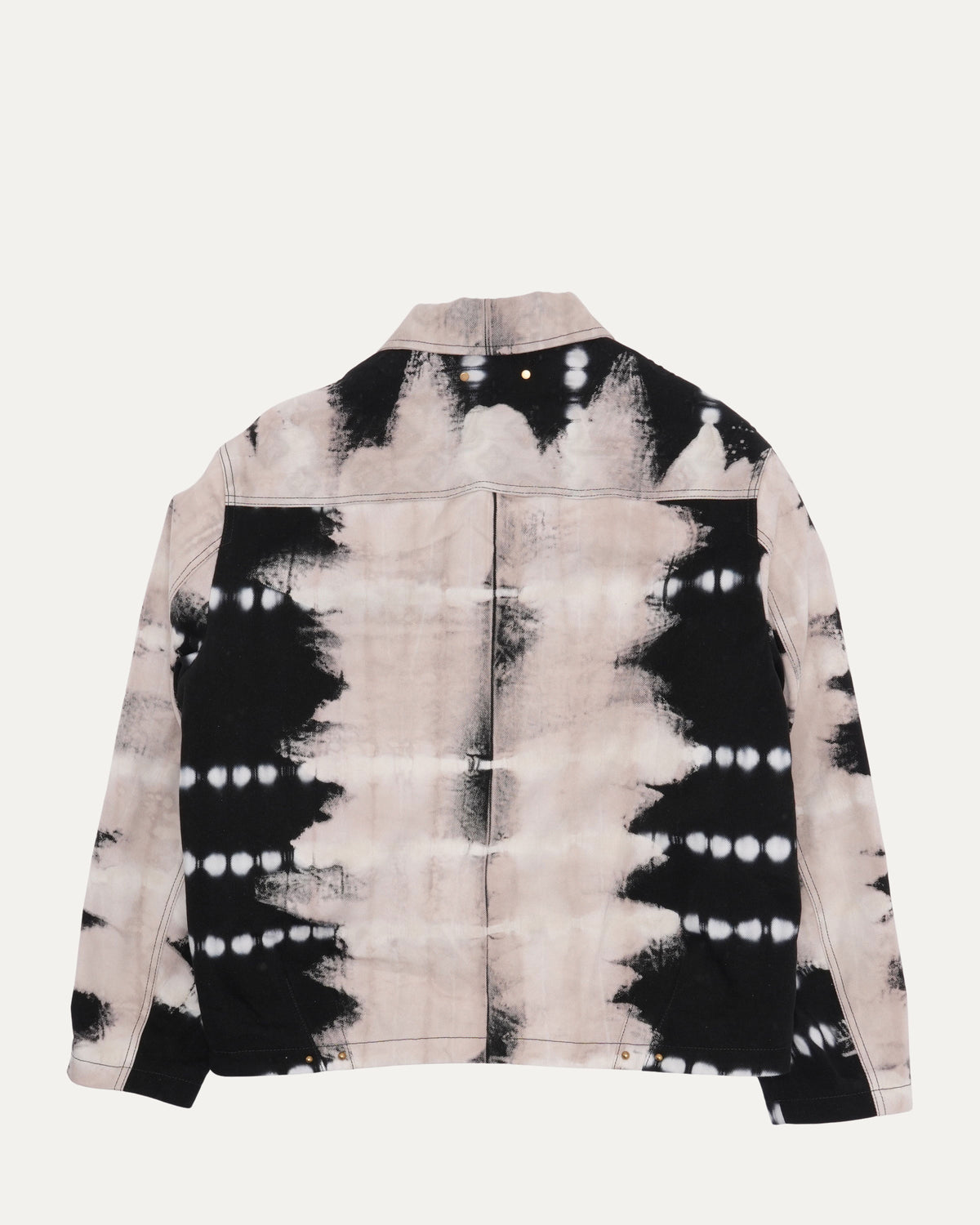 Tie Dye Monogram Denim Padded Jacket