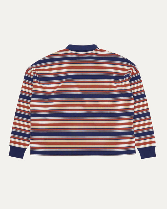 Striped Knit Polo