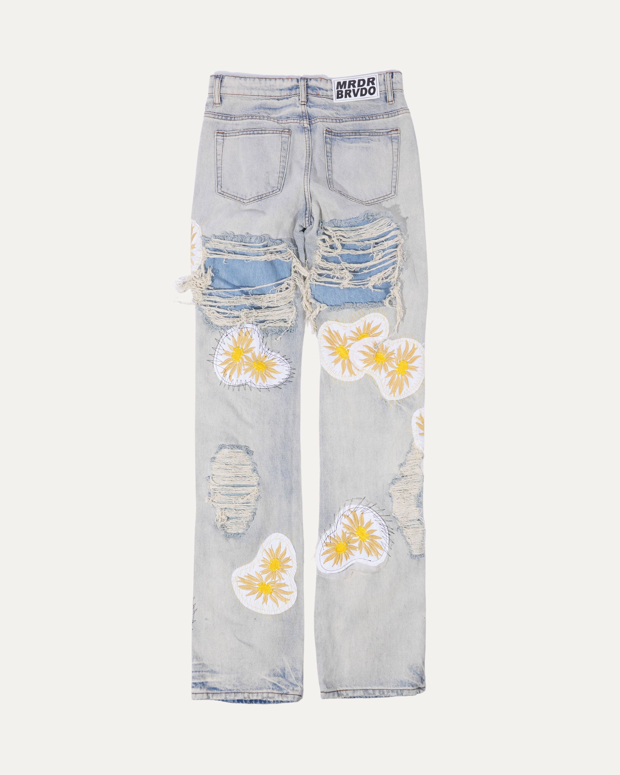 Who Decides War Patchwork Jeans