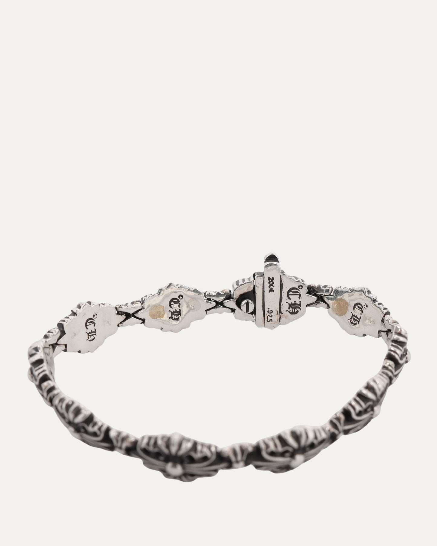 Floral Cross Link Bracelet