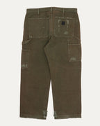 Distressed Paint Pants
