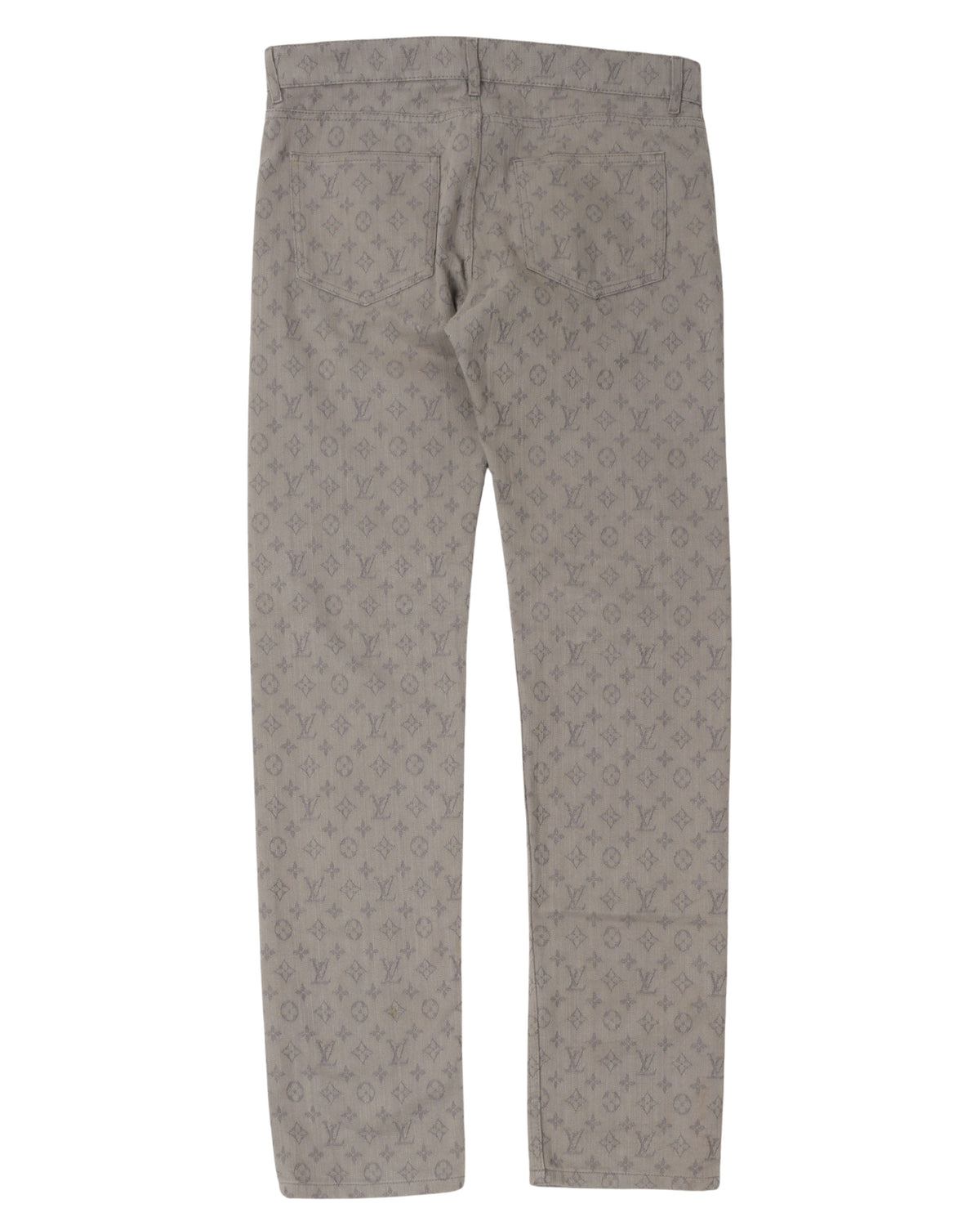 Monogram Slim Fit Jeans