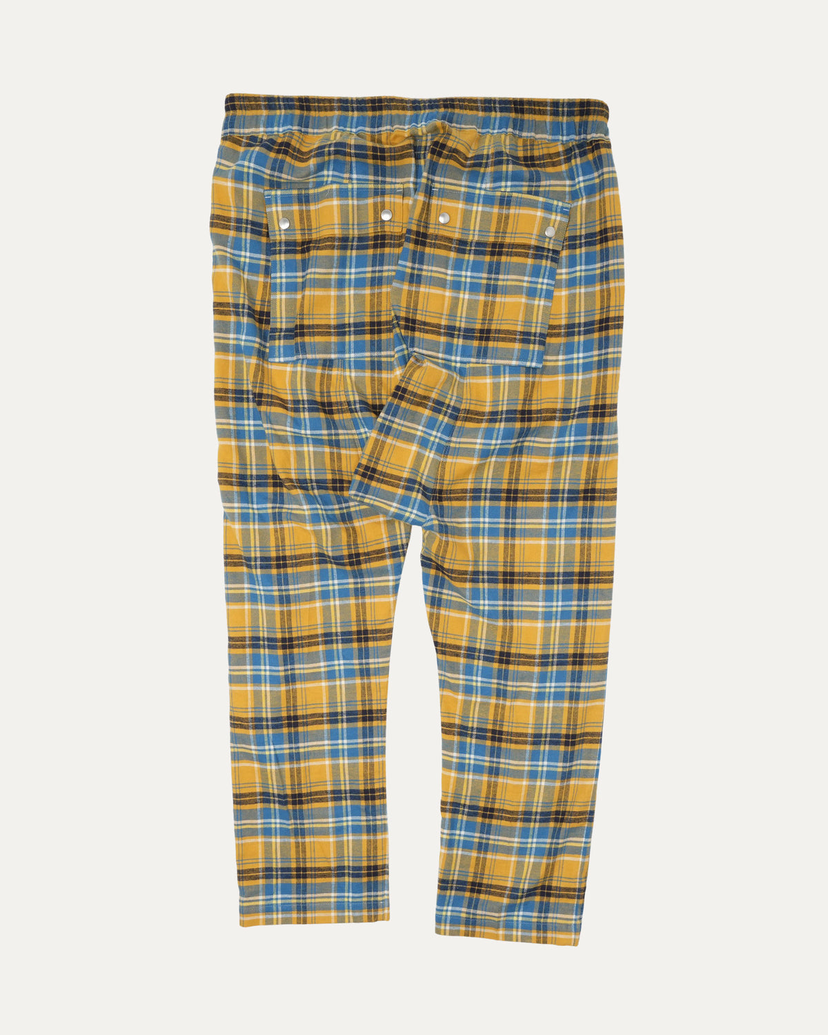 SS21 Phlegethon Plaid Drop Crotch Pants