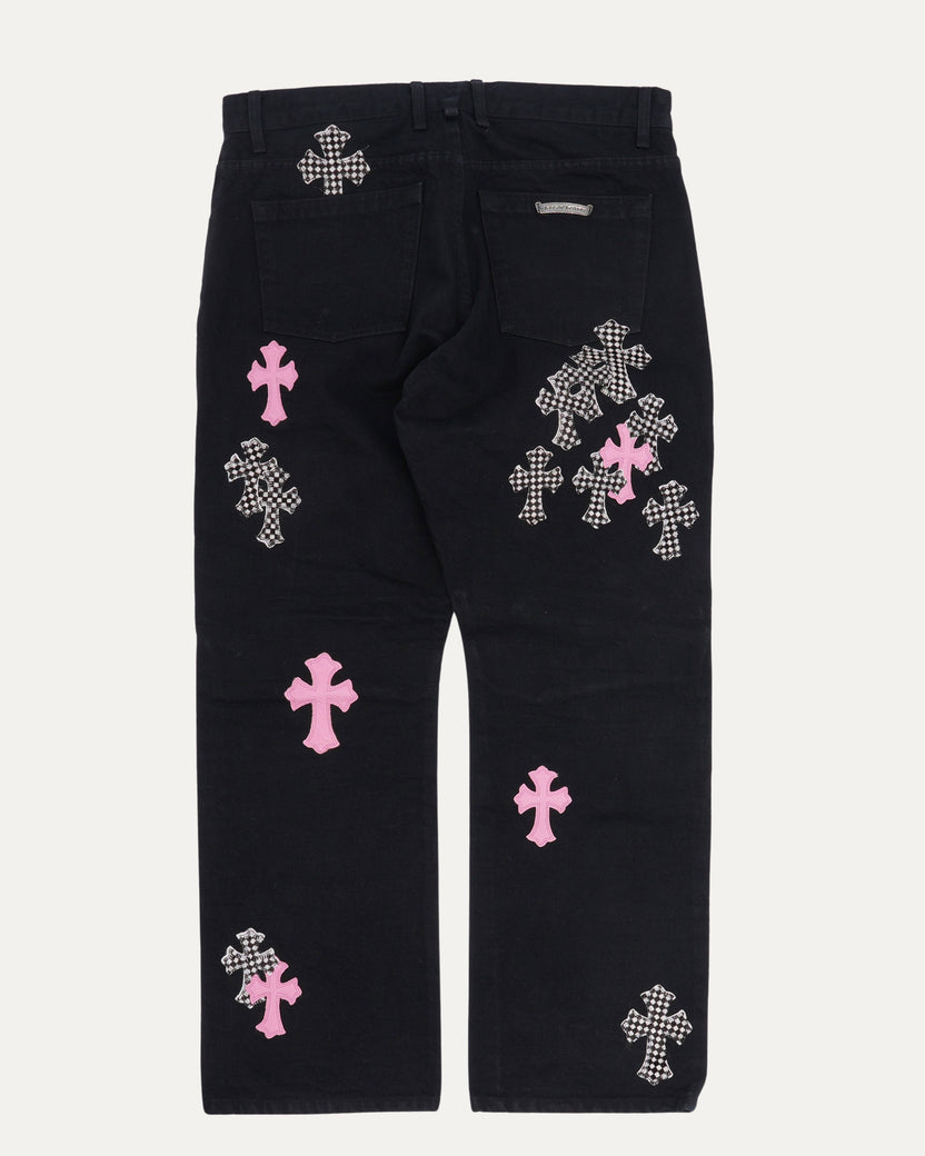 Cross Patch Fleur Knee Jeans