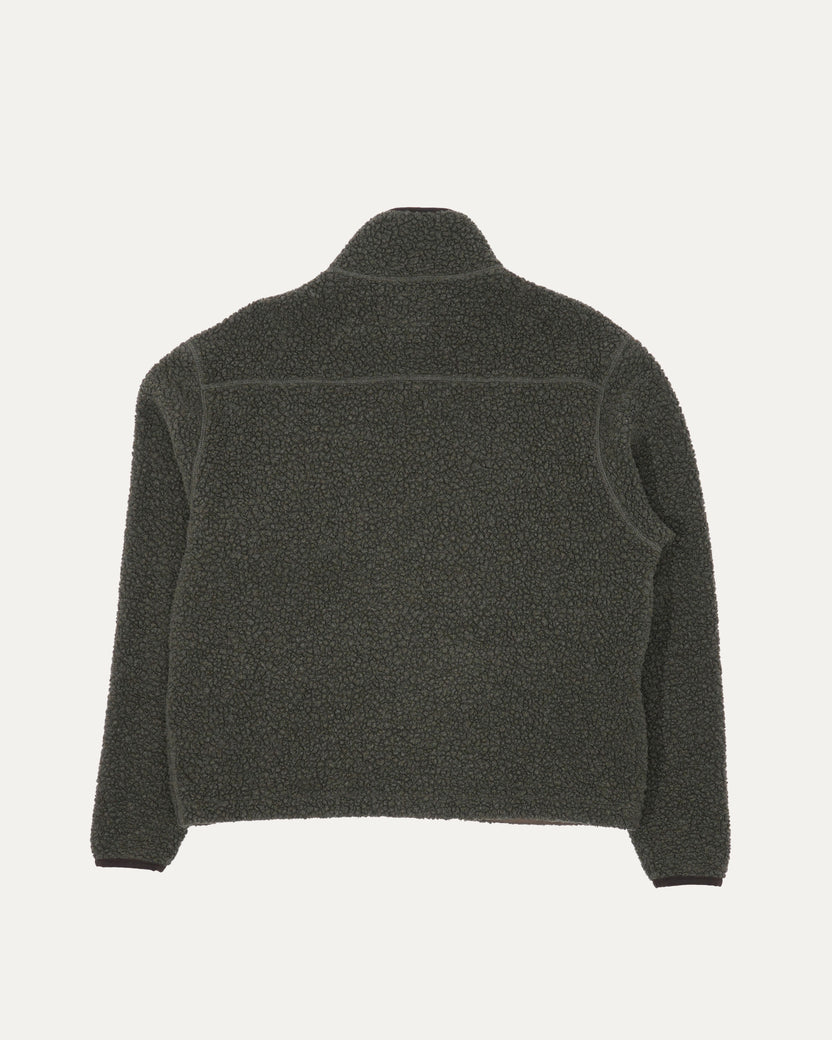 Boucle Wool Zip Fleece Jacket