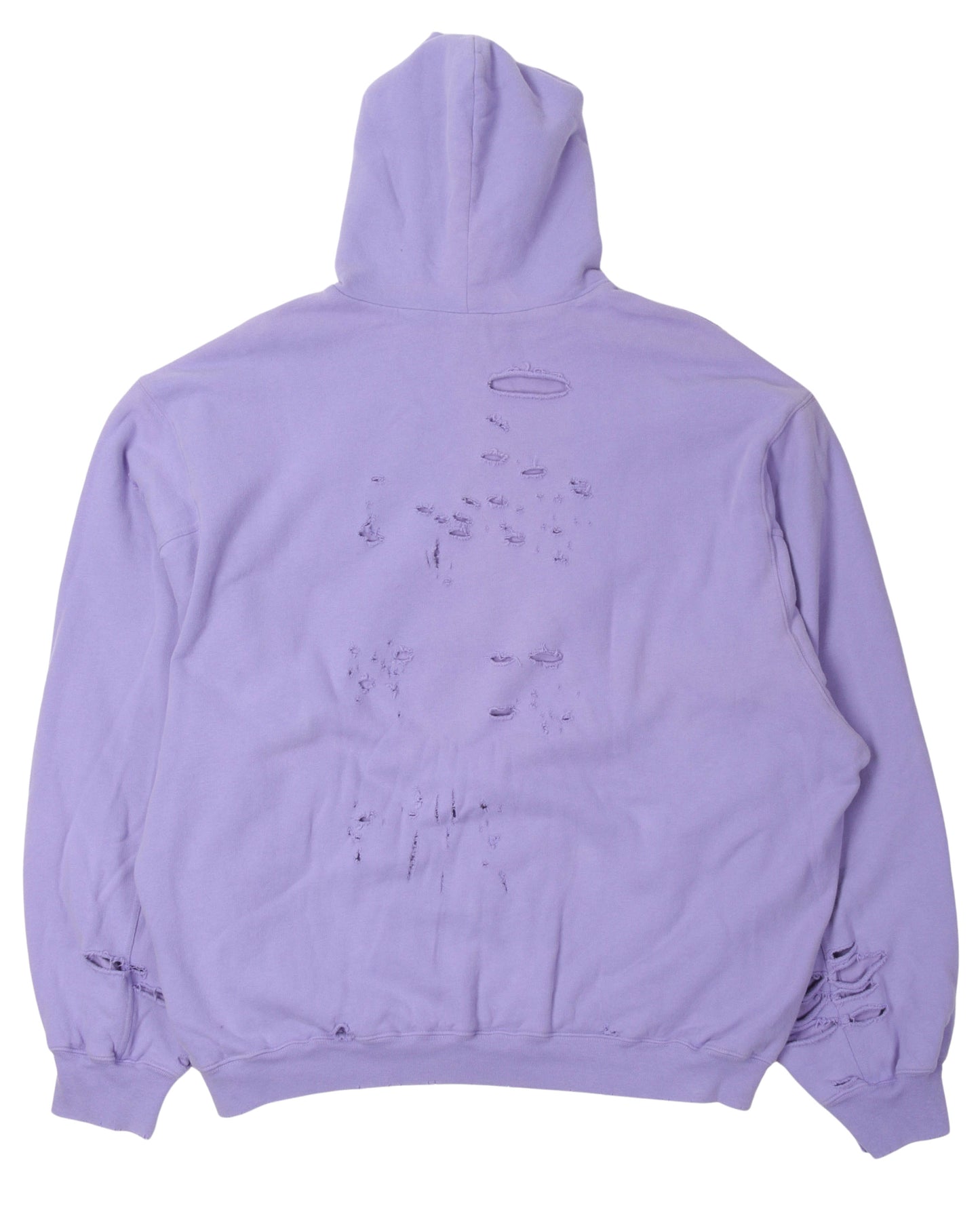 Oversized Distressed Hoodie