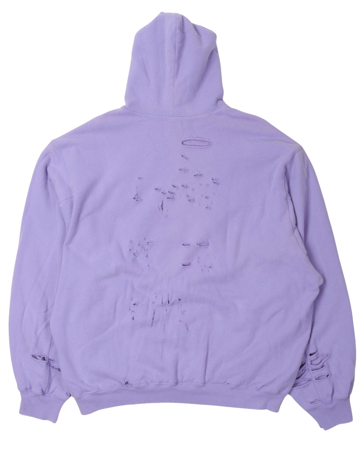 Oversized Distressed Hoodie