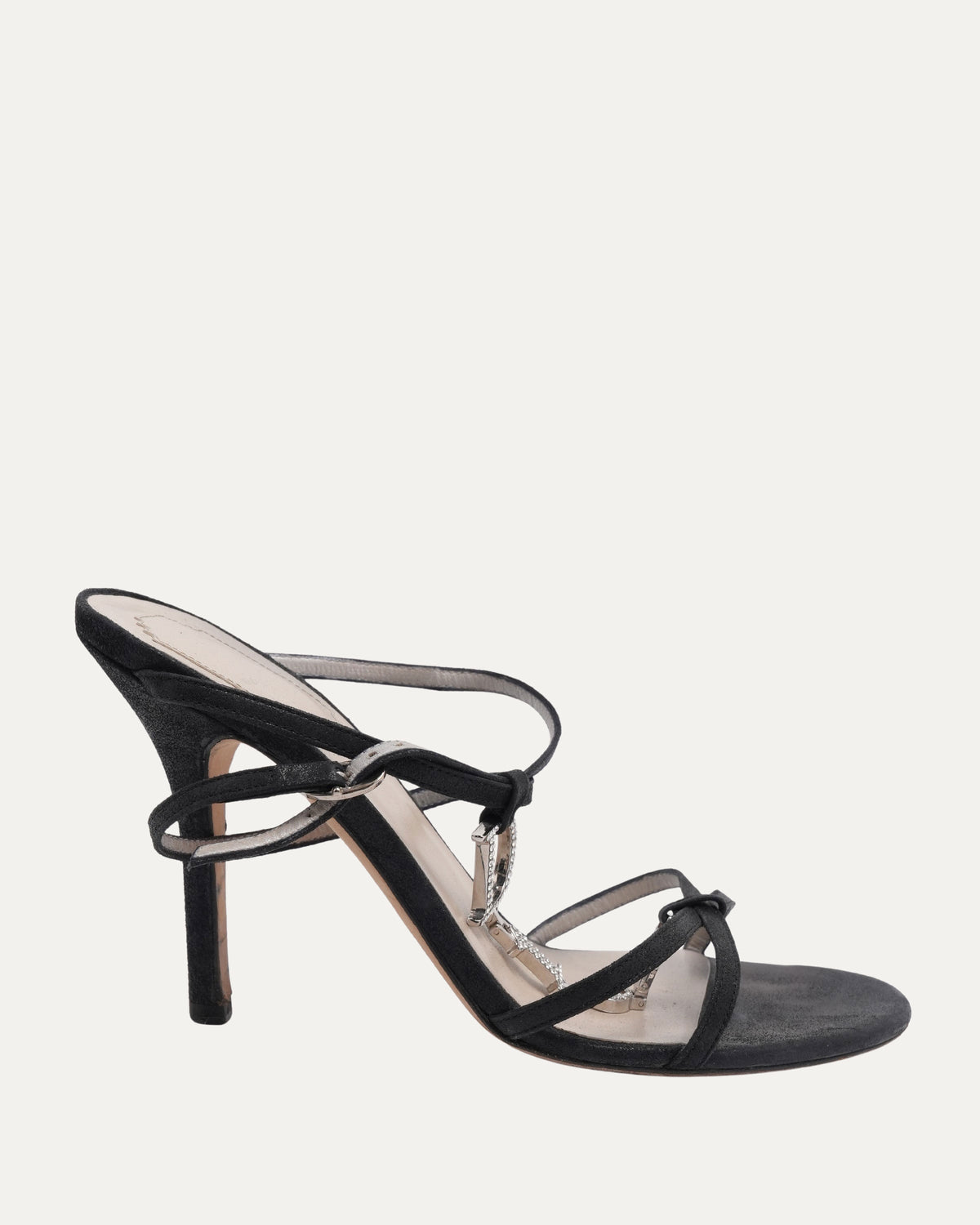 Rhinestone Spell Out Sandals
