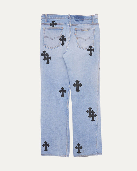 Cross Patch Levis Orange Tab 517 Jeans