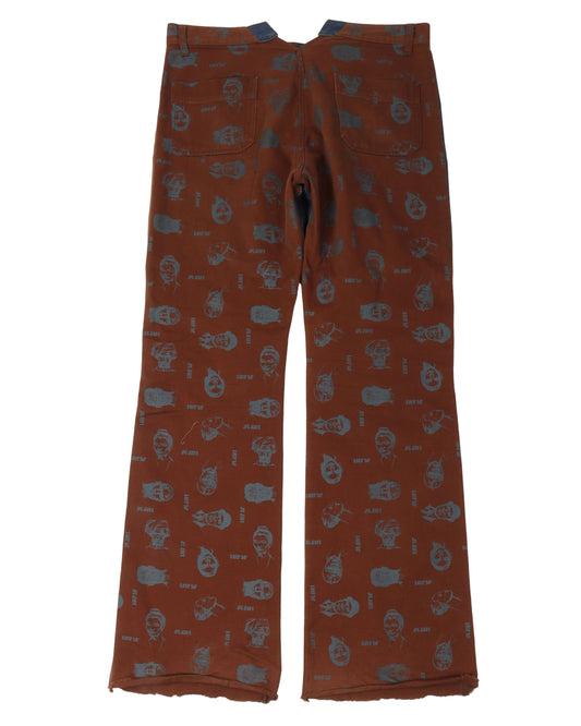 JPG Jeans Face Print Trousers