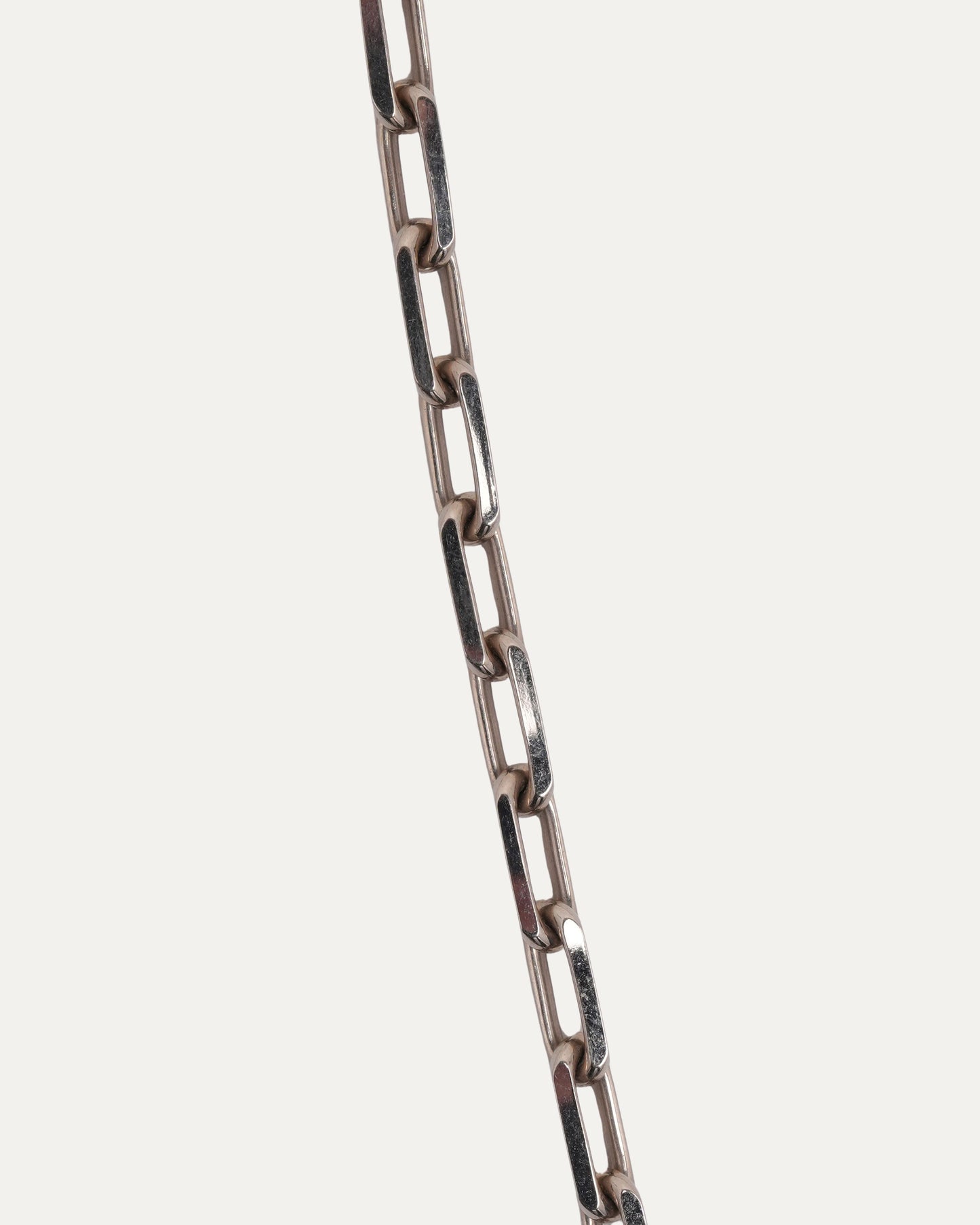 Medium White Gold Santos de Cartier Necklace