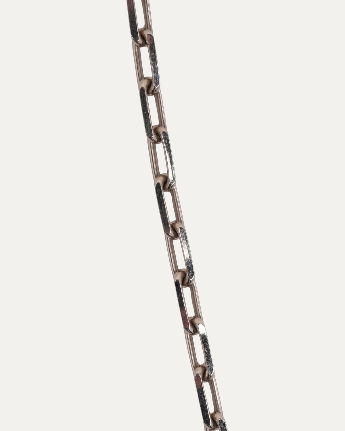 Medium White Gold Santos de Cartier Necklace