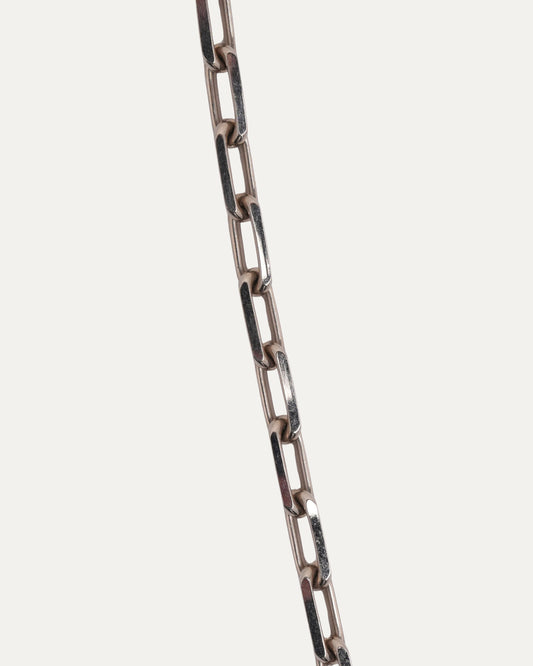 Medium White Gold Santos de Cartier Necklace