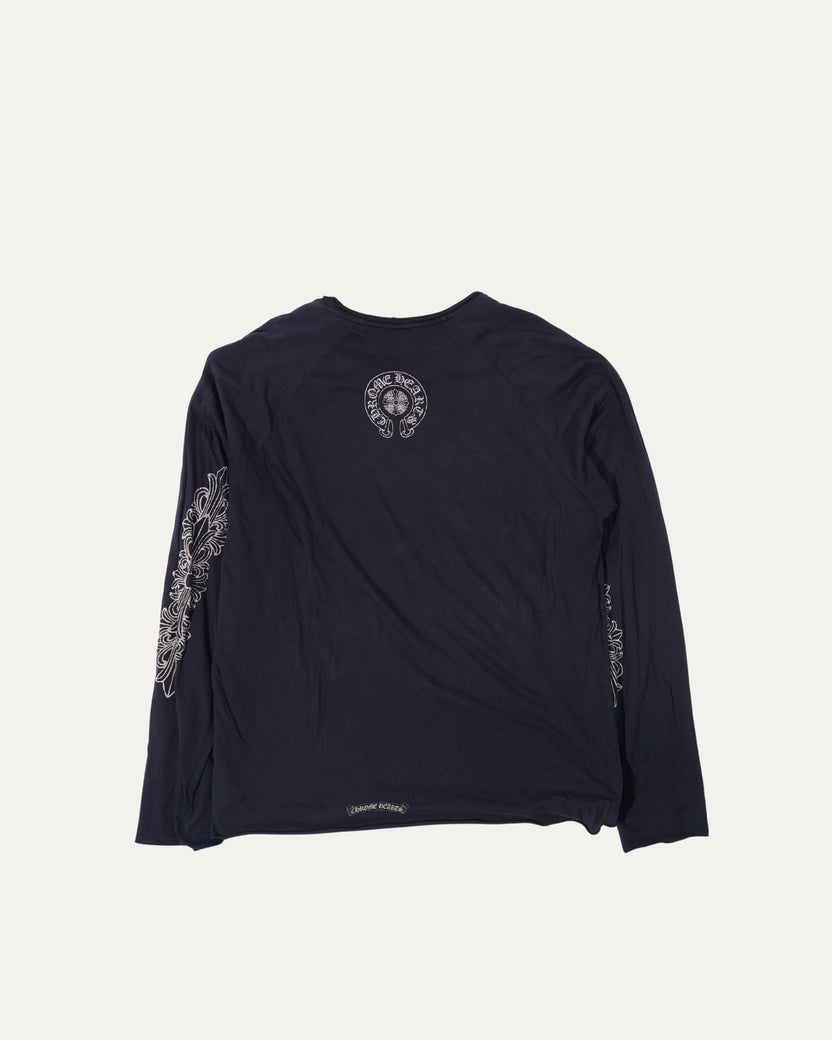 Vintage Double Layer Long Sleeve T-Shirt