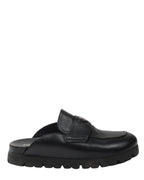 Lug Sole Loafer Mule