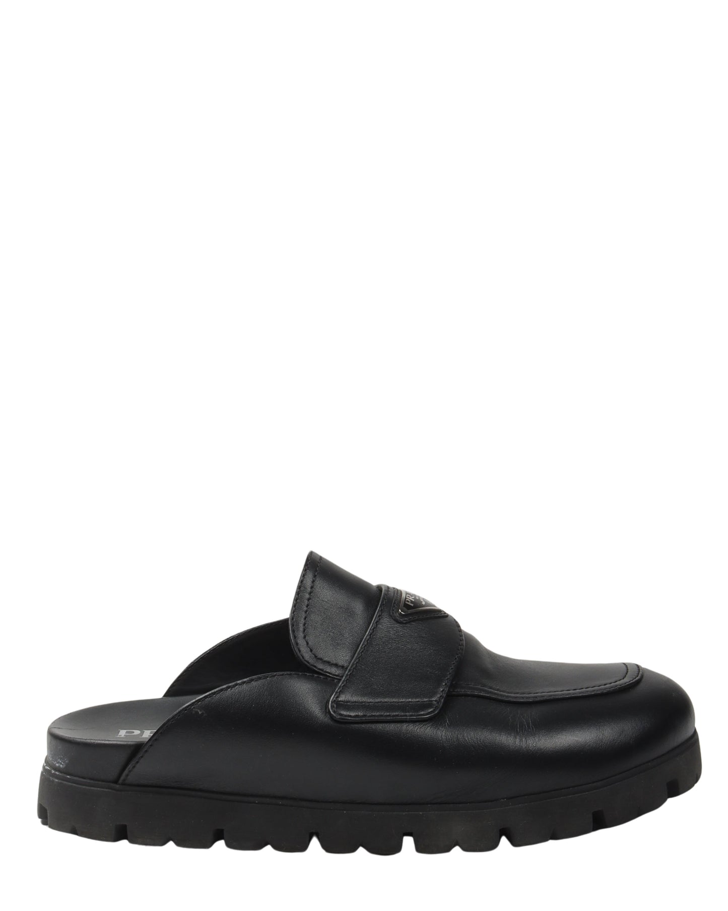 Lug Sole Loafer Mule