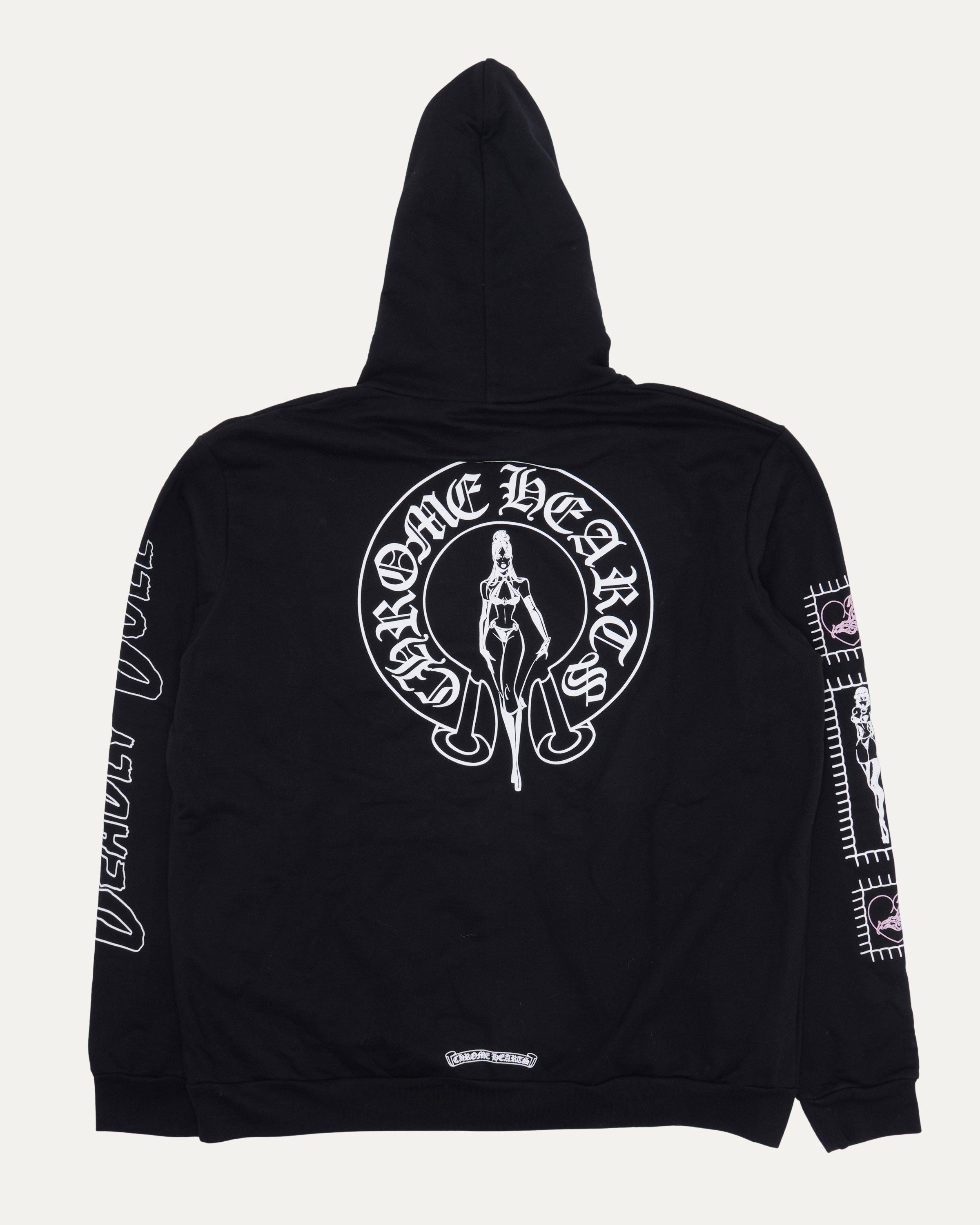 Chrome Hearts Vine Dagger Deadly Doll Zip Up Hoodie – Justin Reed