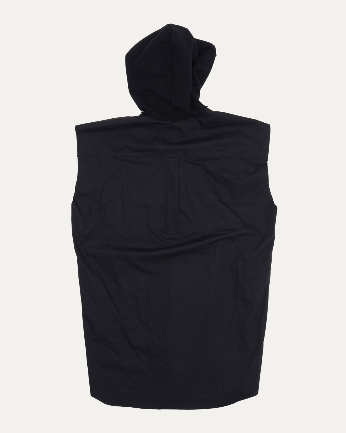 Redux Sleeveless Hooded Shirt With Patches