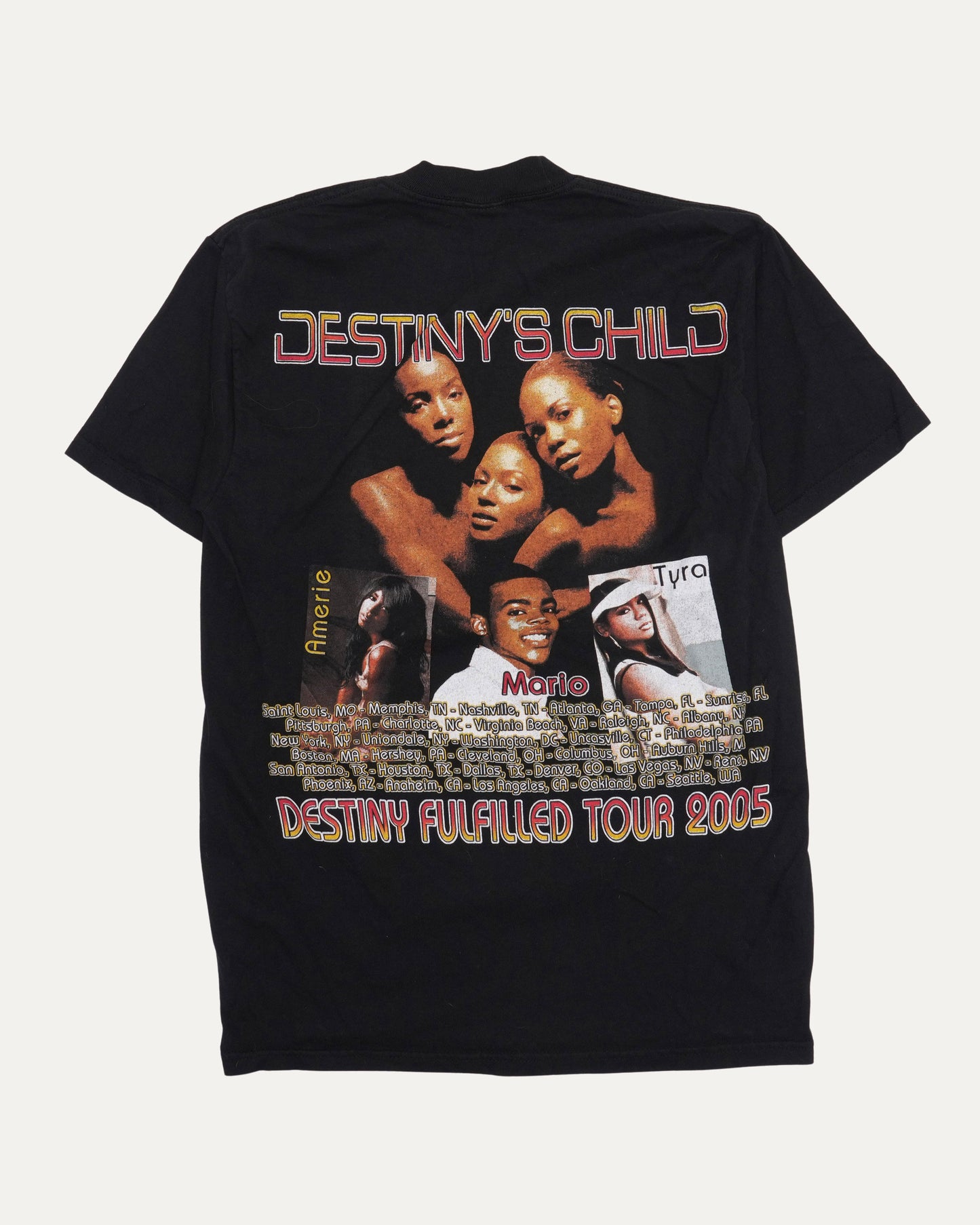 Destiny's Child Destiny Fulfilled Tour 2005 T-Shirt
