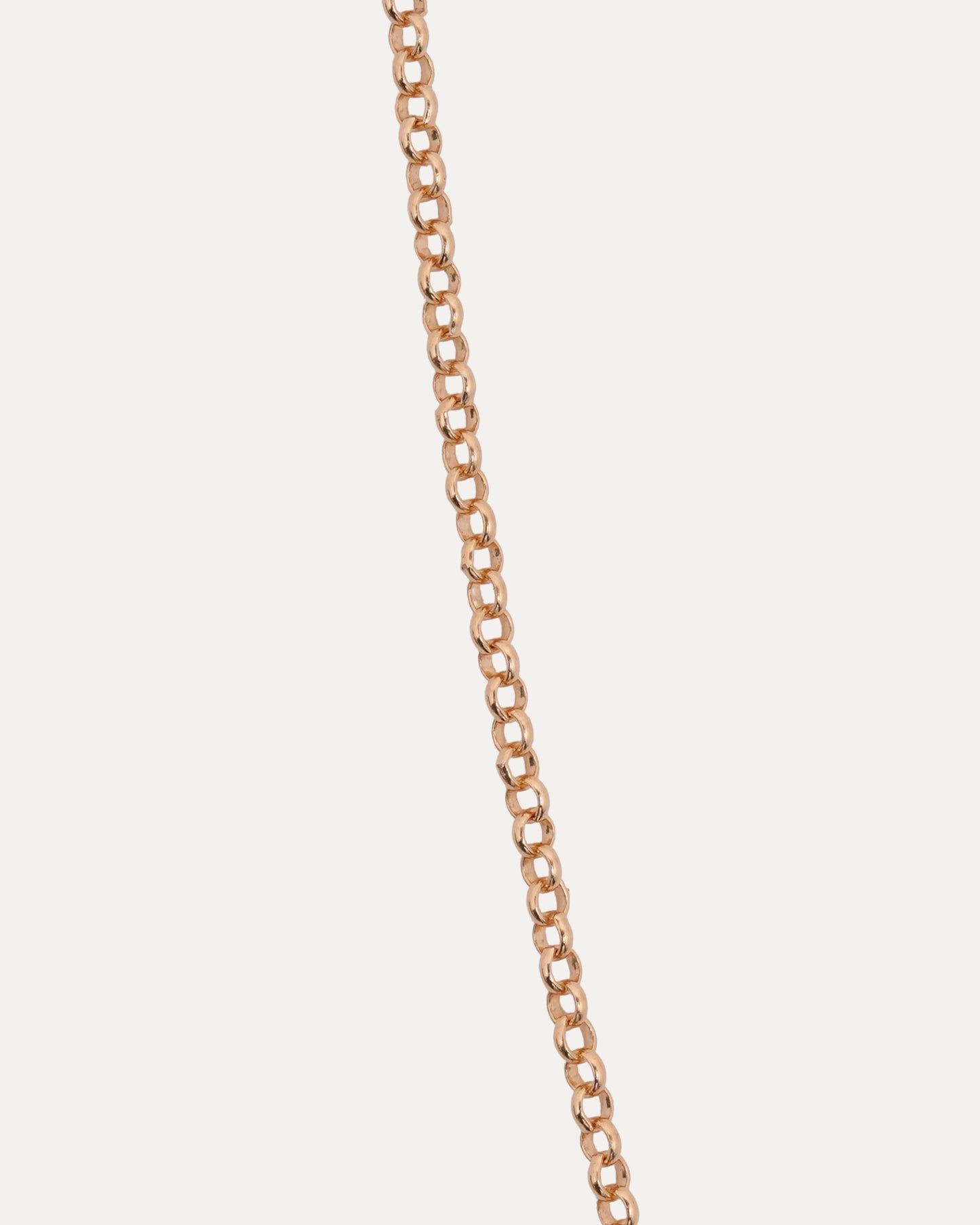 Gold Roll Chain Necklace