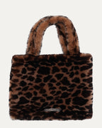 Embellished Faux Fur Bag
