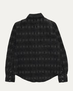 Plus Cross Leather Shirt
