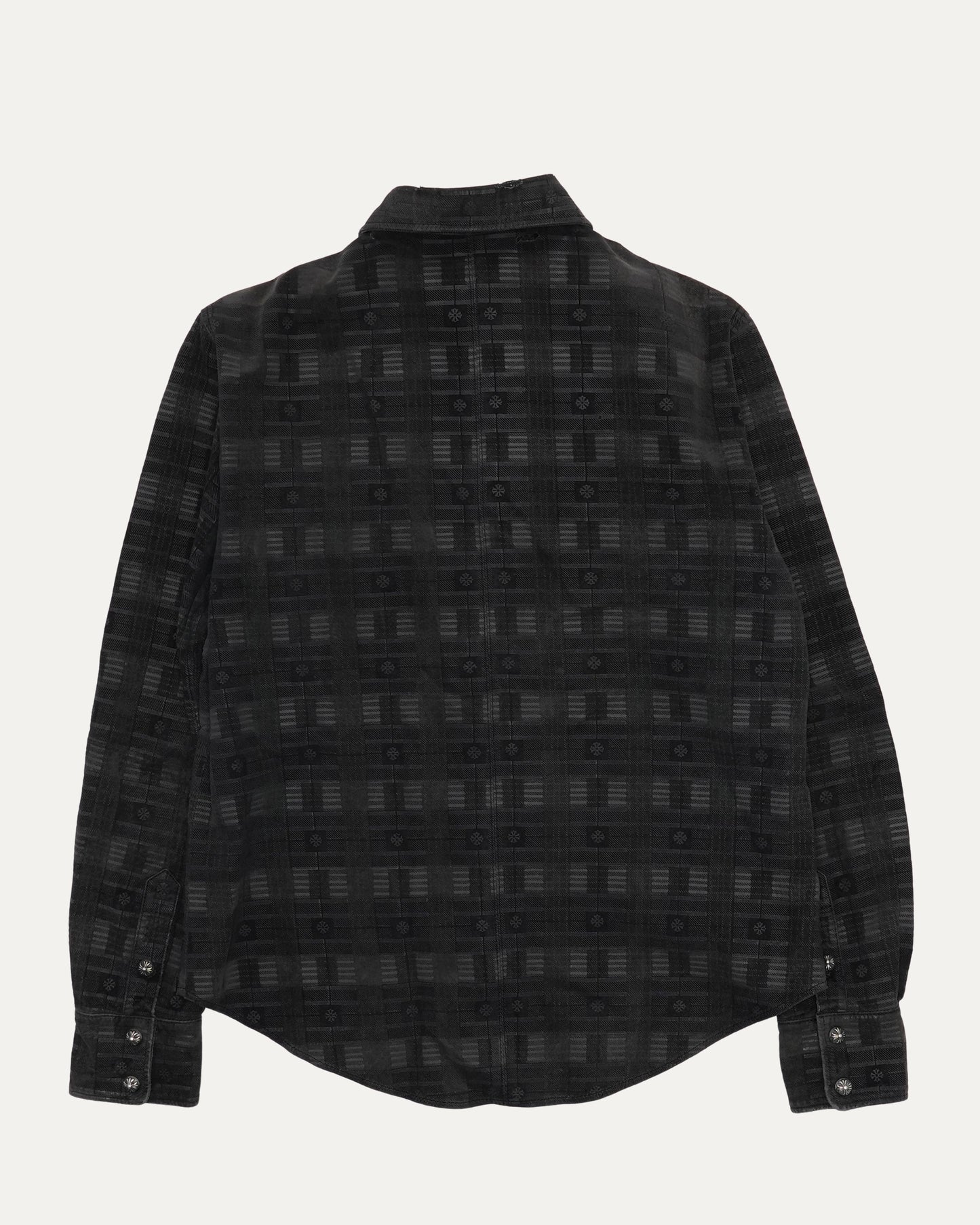 Plus Cross Leather Shirt