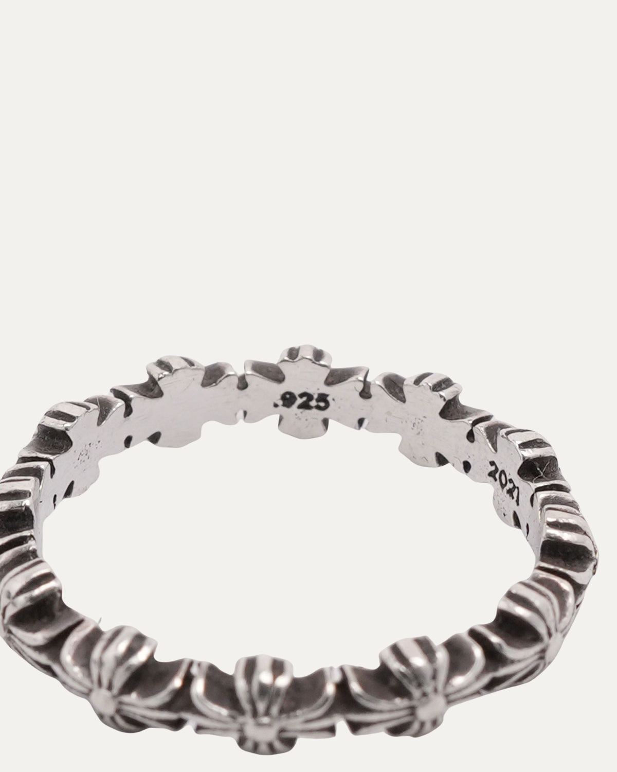 Tiny E Plus Band Ring