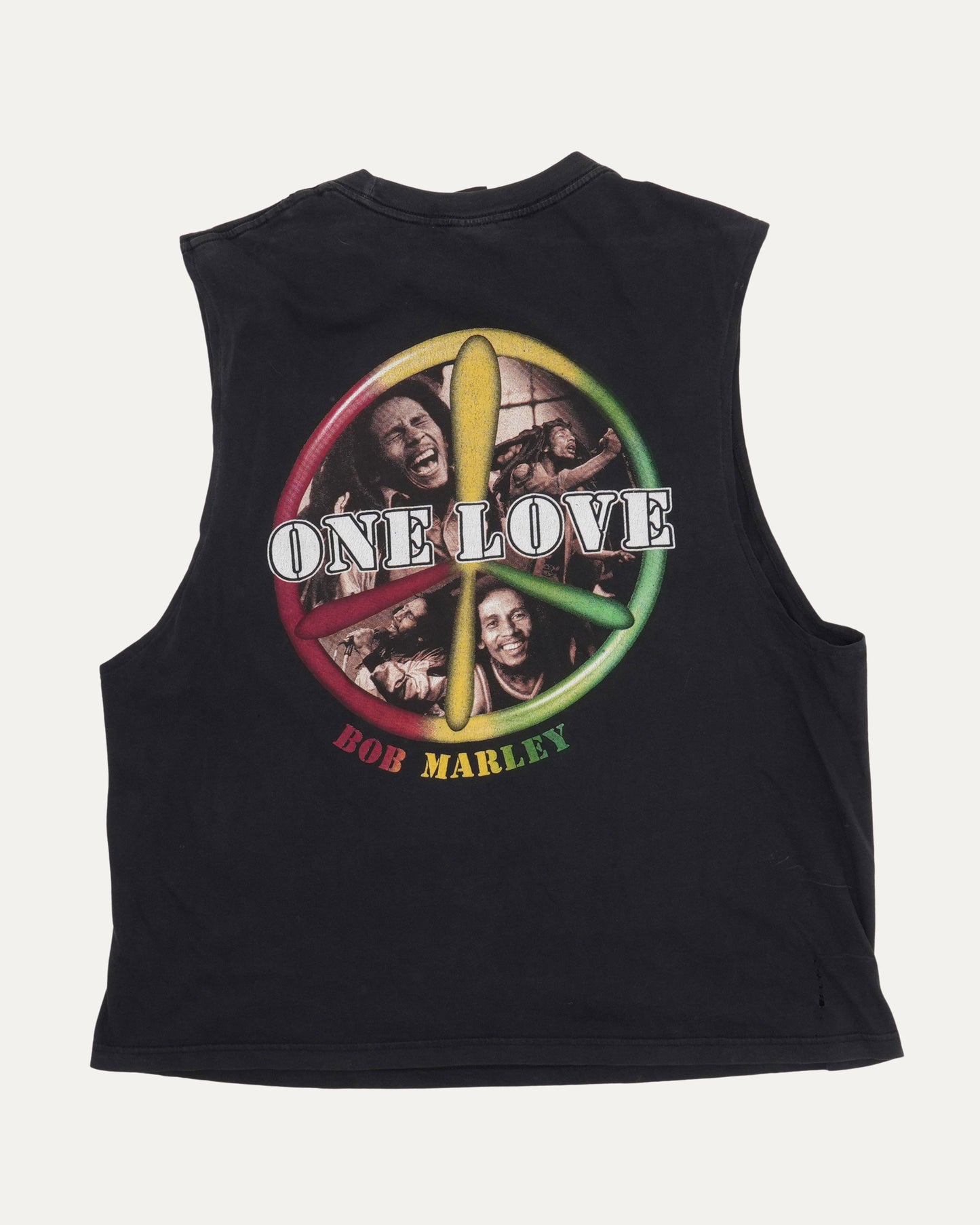 Bob Marley One Love Cut Off T-Shirt