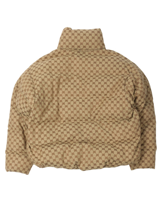 Gucci Hacker Monogram Puffer Jacket