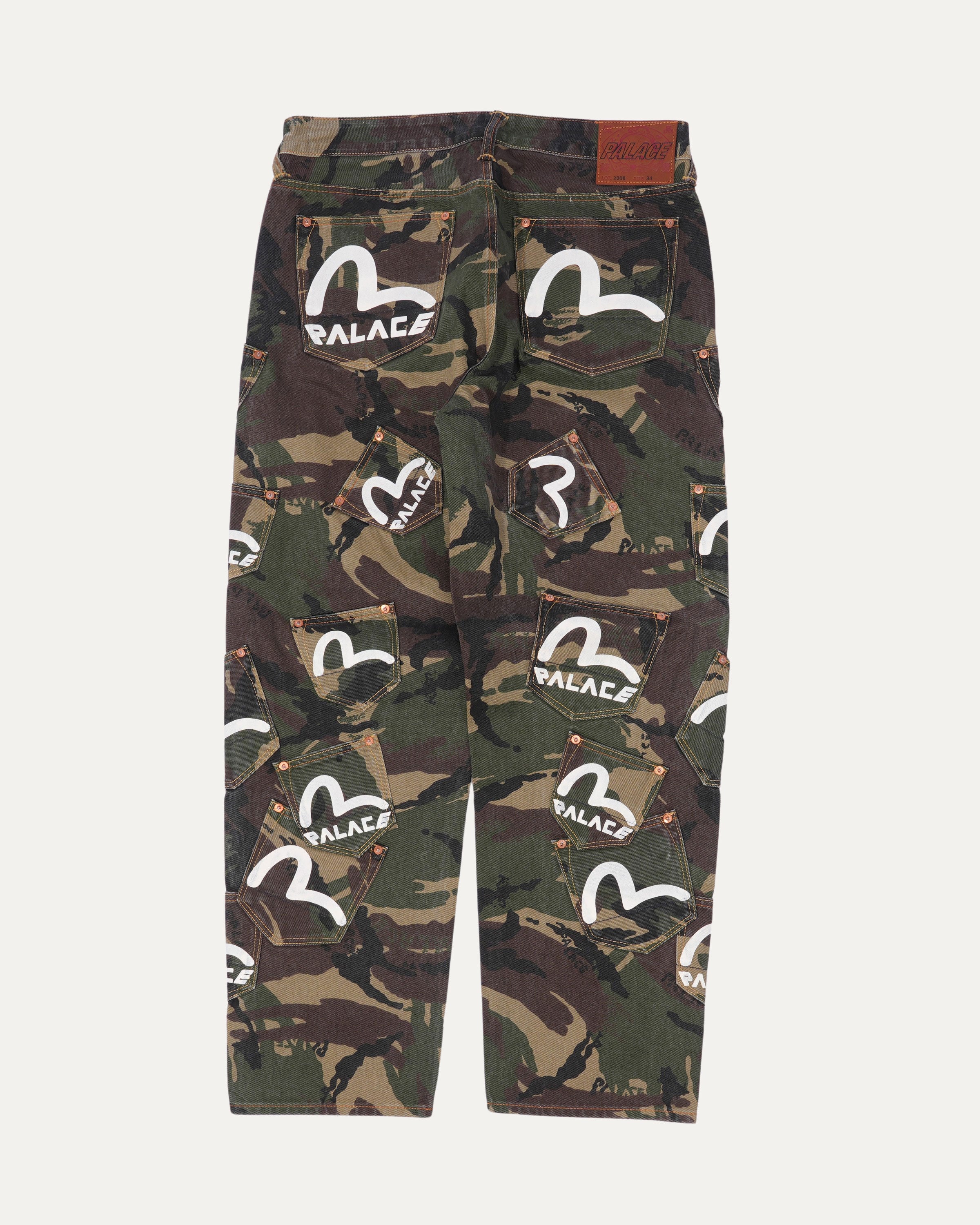 Evisu Camouflage Denim Jeans