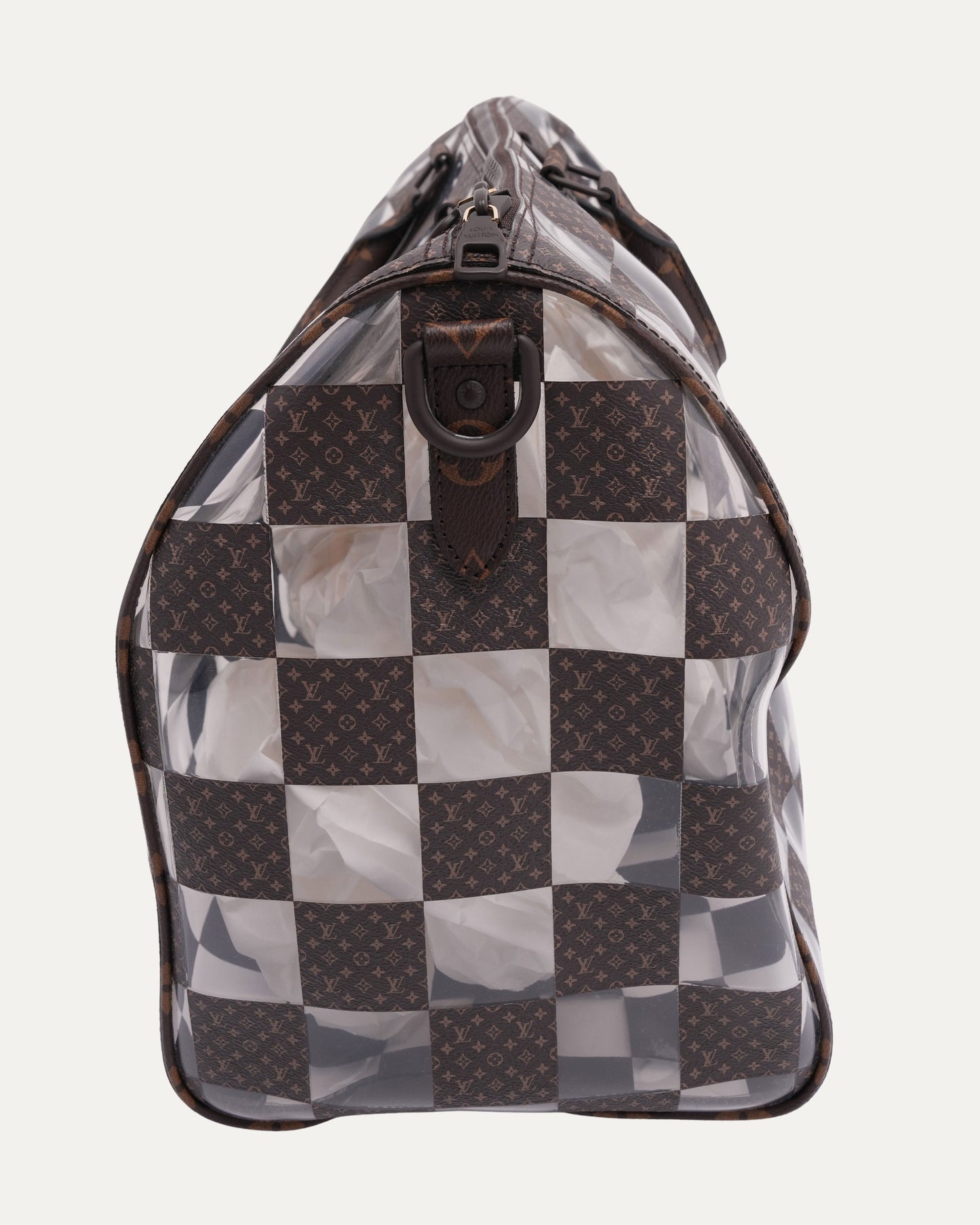 PVC Damier Monogram Keepall Bandouliere 50